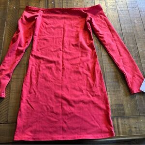 Wild Fable Red Long Sleeve Dress NWT Size M